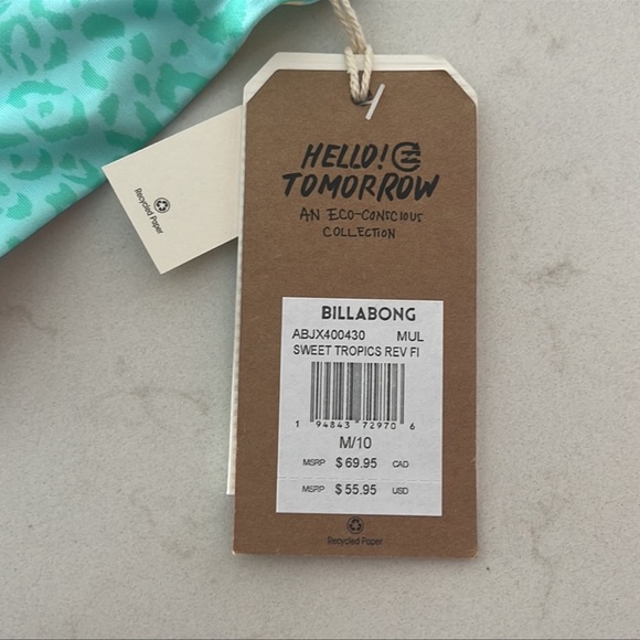 Billabong Sweet Tropics Reversible Fiji Cheeky Bikini Bottoms - Picture 12 of 16